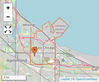 Area schools map
